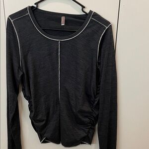FP Movement by Free People Black Long Sleeve Top